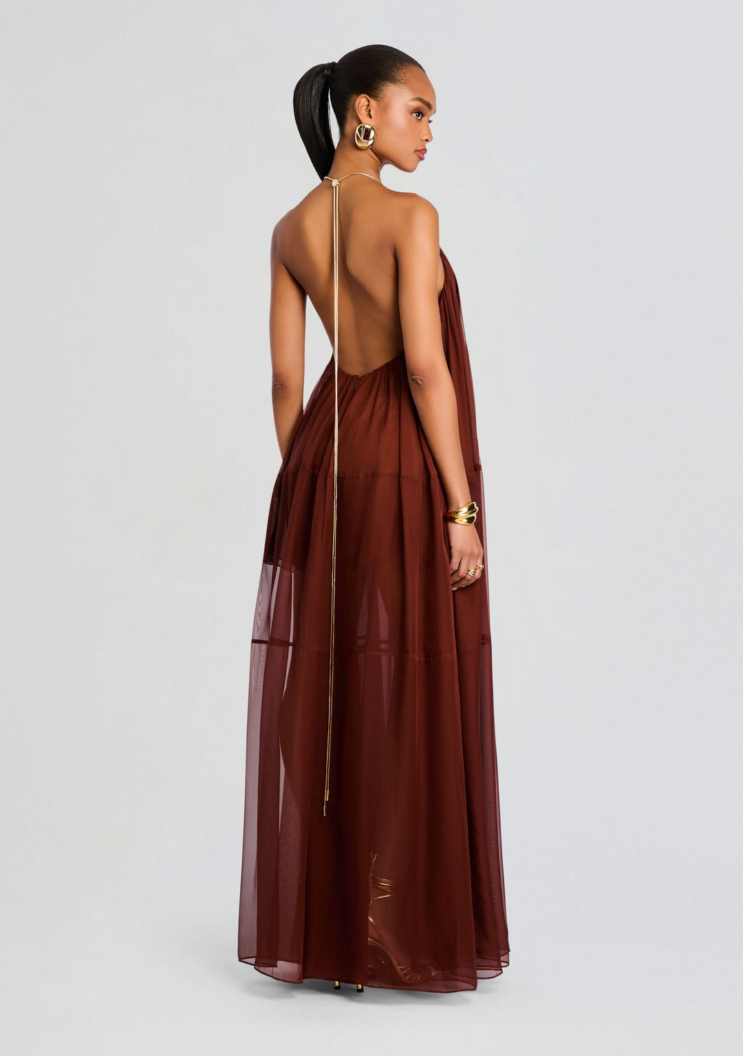 ARLET | Zeitloses Maxikleid mit Fließendem Stoff