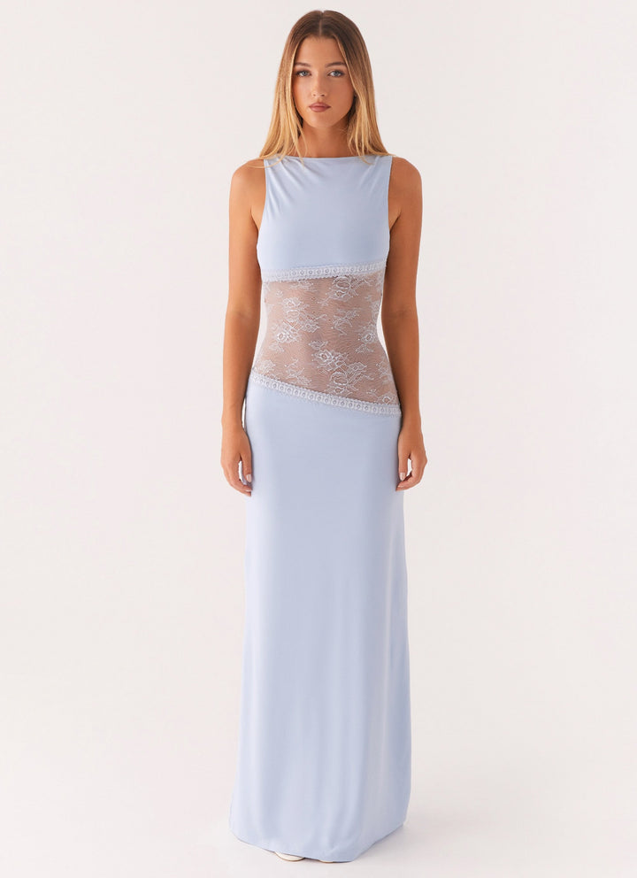 SELENA | Feminines Maxikleid mit Zarter Spitze